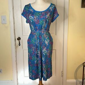 Anni Kuan - Lovely Floral Blue Dress